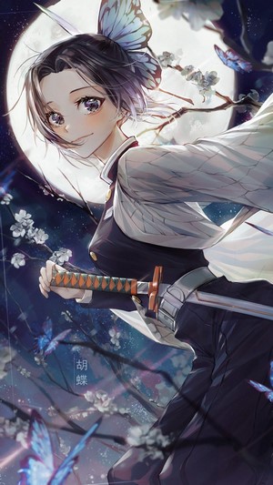 Shinobu Kocho from Kimetsu no Yaiba 4K