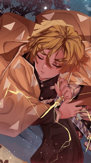 Zenitsu Agatsuma from Kimetsu no Yaiba
