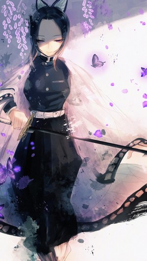 Shinobu Kocho from Kimetsu no Yaiba 4K
