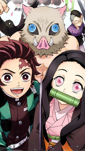 Kimetsu no Yaiba Characters 4K