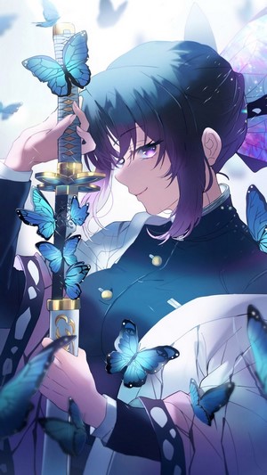 Shinobu Kocho from Kimetsu no Yaiba 4K
