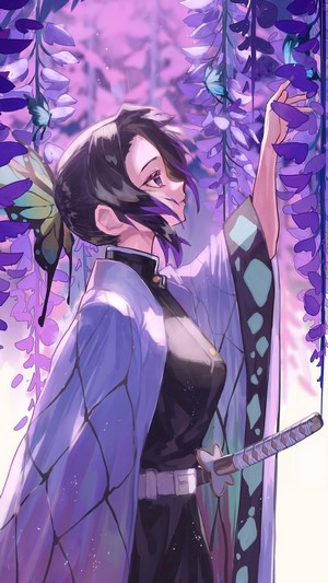 Shinobu Kocho, Kimetsu no Yaiba, 4k HD Phone Wallpaper | Rare Gallery