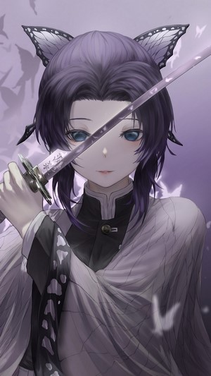 Shinobu Kocho from Kimetsu no Yaiba 4K