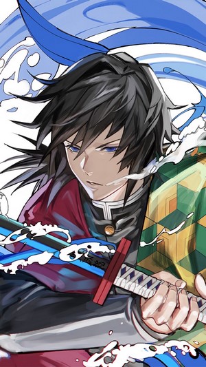 Giyu Tomioka from Kimetsu no Yaiba 4K