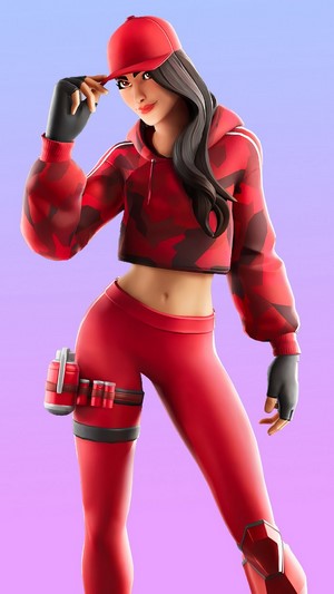 Fortnite, Ruby, [Skin], [Outfit], 4k
