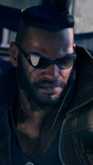 Barret Wallace from Final Fantasy 7 Remake 4K