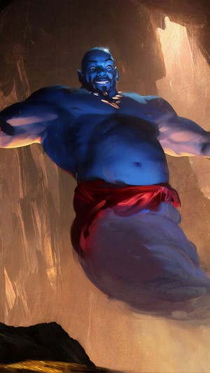 Genie from Aladdin 4K Art