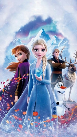 Frozen 2, Poster, Elsa, Anna, Characters, 4k