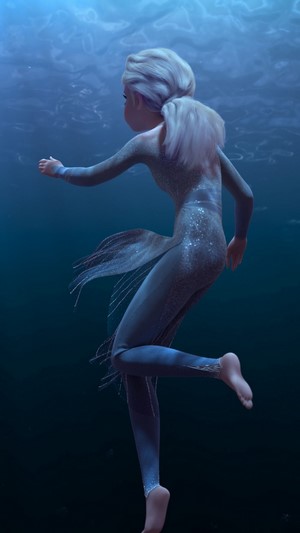 Frozen 2, Elsa, Underwater HD