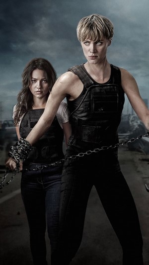 Terminator: Dark Fate, Poster, Mackenzie Davis, Natalia Reyes, 4k