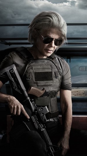 Sarah Connor from Terminator: Dark Fate 4K