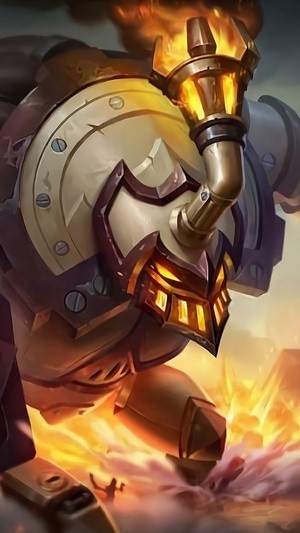 Belerick Torch Guardian Skin from Mobile Legends 4K