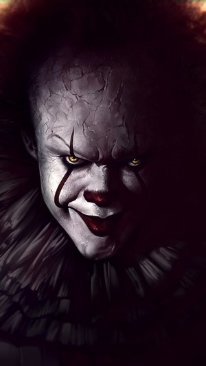 IT Chapter Two, Pennywise, Art, Scary, Clown, 4k