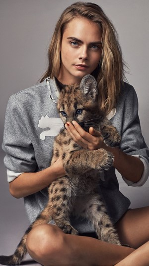 Cara Delevingne with Puma Cub 4K