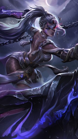 Girl Warrior with Weapon in Fantasy 4K