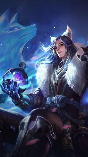 Fantasy, Warrior, Wolf, 4k