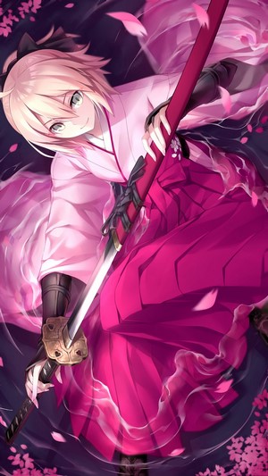 Anime, Girl, Katana, 4k