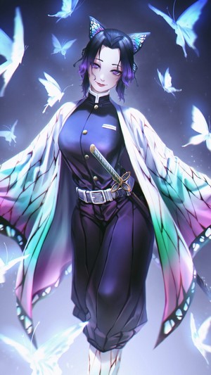 Shinobu Kocho from Kimetsu no Yaiba 4K