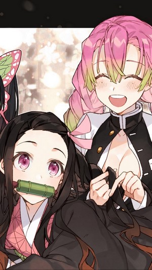 Kimetsu no Yaiba, Girls, Shinobu, Kanao, Nezuko, Mitsuri, 4k HD Phone ...