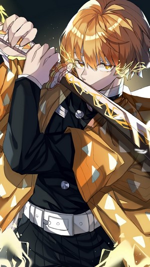 Zenitsu, (Kimetsu no Yaiba), Katana HD