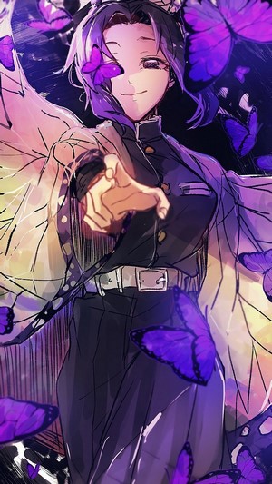 Shinobu Kocho from Kimetsu no Yaiba 4K