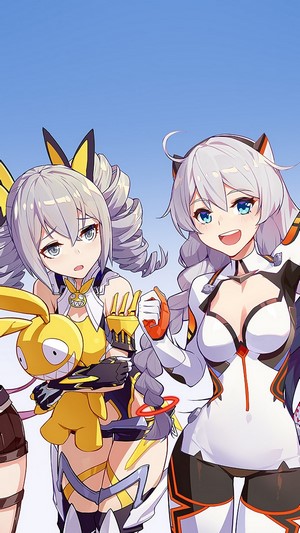 Kiana Kaslana and Fu Hua from Honkai Impact 3rd