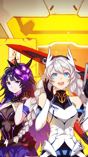 Bronya and Kiana from Honkai Impact 3rd