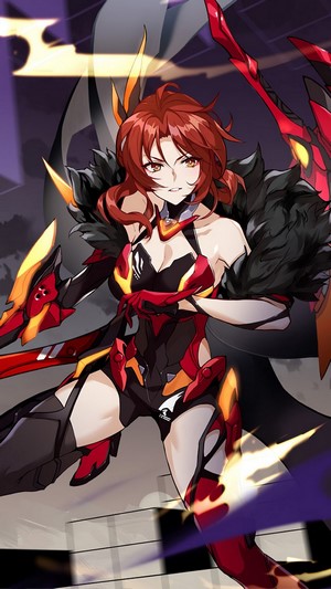 Anime, Girl, Red Hair, Big Sword, Murata Himeko, Honkai Impact 3rd, 4k