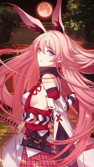 Anime, Girl, Pink Hair, Yae Sakura, Honkai Impact 3rd, 4k