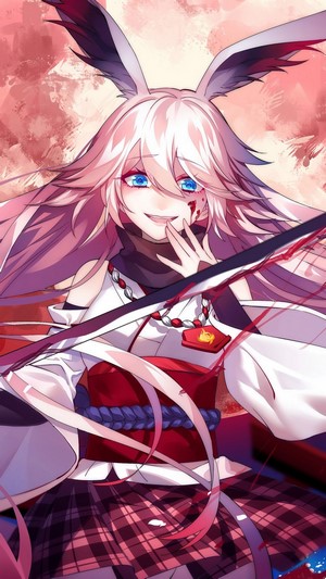 Anime, Girl, Pink Hair, Katana, Full Moon, Yae Sakura, Honkai Impact ...