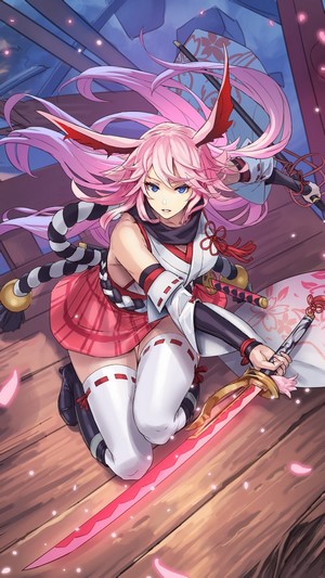 Yae Sakura from Honkai Impact 3rd with Katana 4K