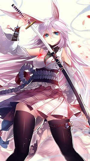 Yae Sakura from Honkai Impact 3rd with Katana