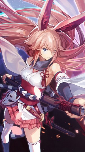 Yae Sakura from Honkai Impact 3rd with Katana 4K
