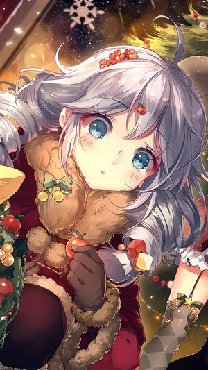 Bronya Zaychik from Honkai Impact 3rd in Christmas attire