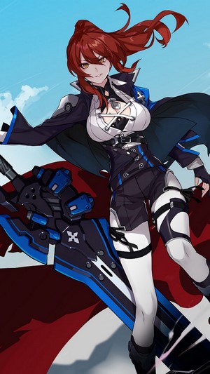 Anime, Girl, Sword, Honkai Impact 3rd, Murata Himeko, 4k
