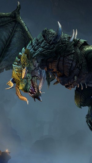 Dragon from The Elder Scrolls Online Elsweyr 4K