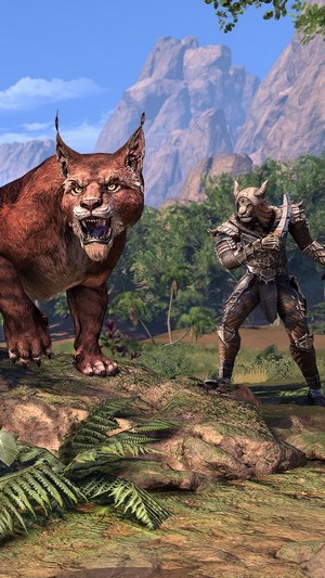 The Elder Scrolls Online Elsweyr Khajiit and Lynx