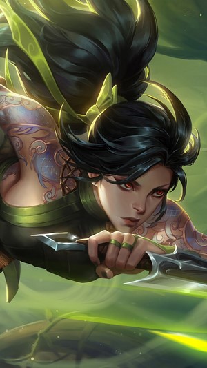 Akali from League of Legends 4K