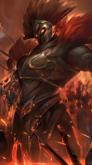 Pantheon from League of Legends 4K