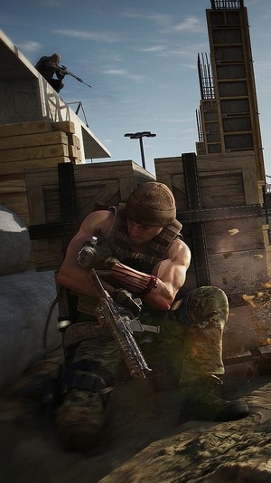 Soldier tending to arm wound in Ghost Recon Breakpoint 4K