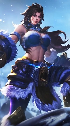 Masha, Winter Guard, Skin, Mobile Legends, 4k