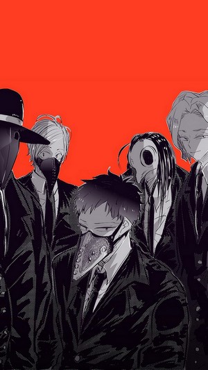 Overhaul and members of Shie Hassaikai from My Hero Academia 4K
