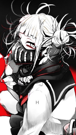 Himiko Toga, Mask, [My Hero Academia], 4k
