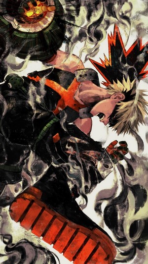 Katsuki Bakugo from My Hero Academia 4K