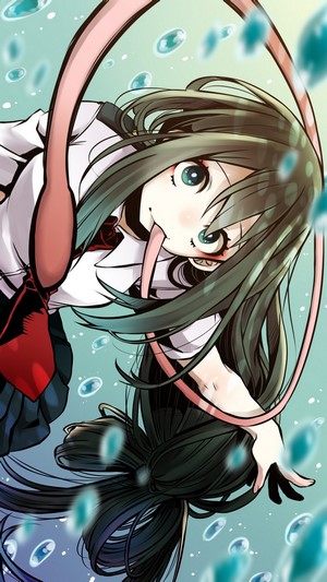 Tsuyu Asui from My Hero Academia 4K