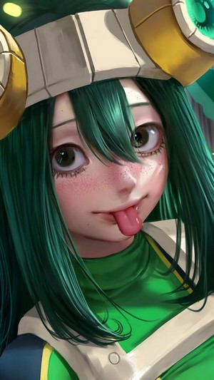 Tsuyu Asui from My Hero Academia 4K