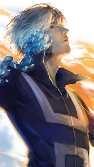 Shoto Todoroki from My Hero Academia 4K