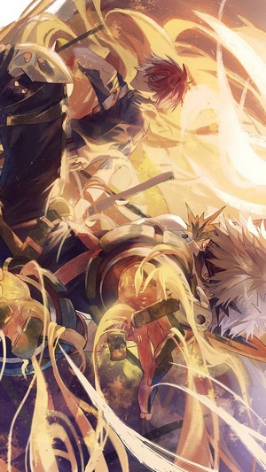 Katsuki Bakugo and Shoto Todoroki from My Hero Academia 4K