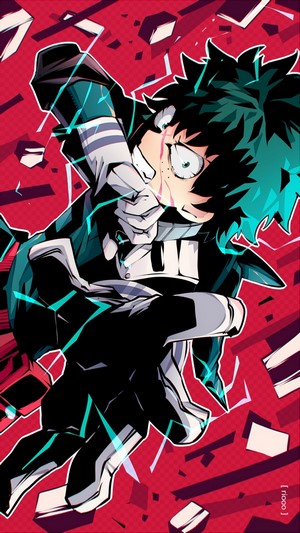 Izuku Midoriya, One For All, Full Cowling, [My Hero Academia], 4k