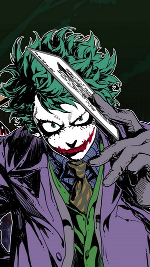 Izuku Midoriya as Joker from My Hero Academia 4K